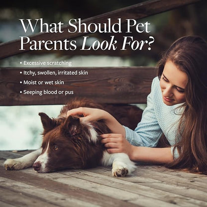 Veterinary Formula Clinical Care Hot Spot & Itch Relief Medicated Shampoo for Dogs and Cats 128oz  Helps Alleviate Sensitive Skin, Scratching, and Licking of Coat