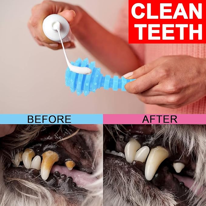 Puppy Toys, 6 Pack Dog Chew Toys for Puppy, Cute Blue Small Dog Toys, Teething Toys for Puppies, Soft Durable Interactive Chew Toy for Small Dogs