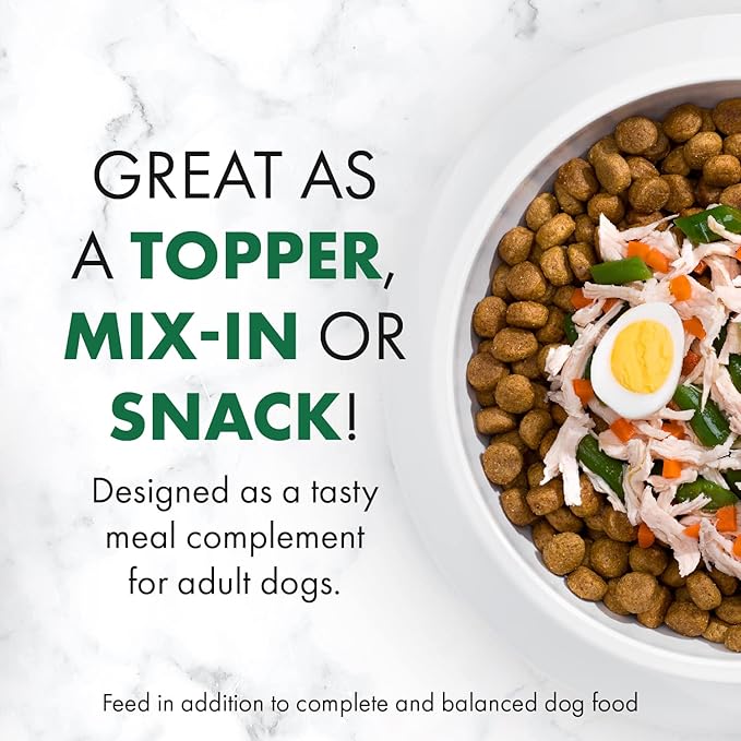 Nutro So Simple Meal Complement Wet Dog Food Chicken and Chicken & Duck Recipes in Bone Broth 8-Count Variety Pack, 2 oz. Tubs