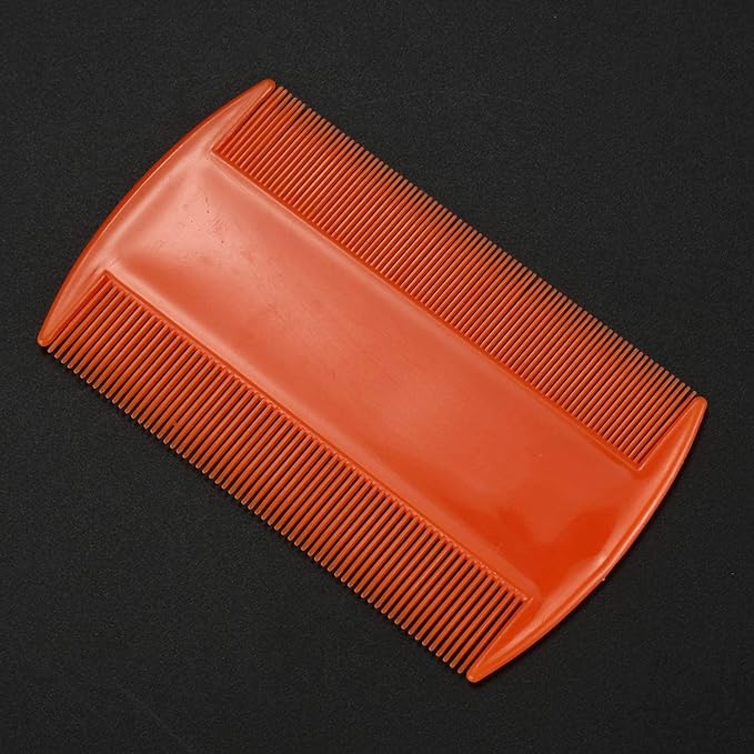 4 Pcs Lice Combs, Double sided Pet Combs, Cat Dog Pet Grooming Fine Tooth Hair Combs Mixed Color