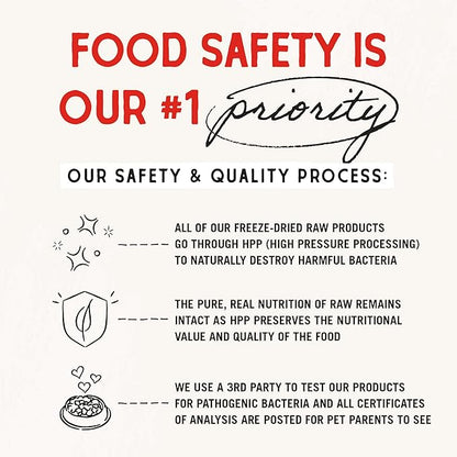 Stella & Chewy's Freeze Dried Raw Dinner Patties  Grain Free Dog Food, Protein Rich Absolutely Rabbit Recipe  14 oz Bag