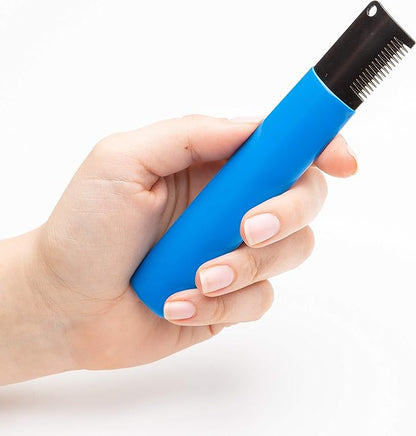 Dog, Puppy Grooming Stripping Knife - Hand Stripping Blade Tool for Coarse Hair Coats,Blue