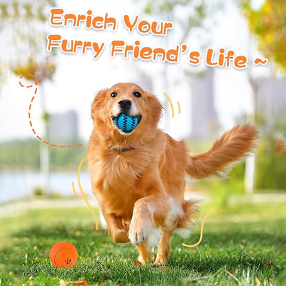 HIPPIH Interactive Dog Toys for Puppies 2 Pack, Dog Puzzle Toys for Small Dogs, Dog Balls for Medium Dogs, Treat Dispensing Dog Toys