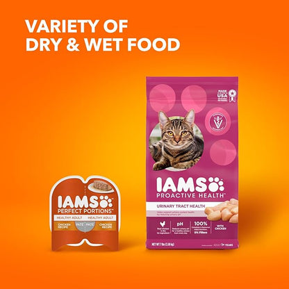 IAMS Proactive Health Adult Urinary Tract Healthy Dry Cat Food with Chicken, 16 lb. Bag
