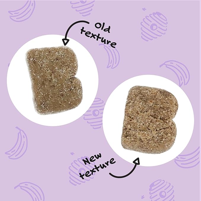 Bocce's Bakery Calming Supplement for Dogs, Daily Chews Made in The USA with Chamomile, Lemon Balm, L-Theanine & Melatonin, Supports Stress, Banana & Honey, 60 ct