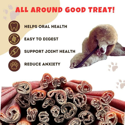 Amazing Dog Treats 12 Inch Collagen Stick - (10 Count)- Collagen Sticks for Dogs - No Hide Dog Bones