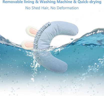 Pet Pillow for Dogs, Dog Calming Pillow, Cat Pillow, Soft Dog Neck Pillow, U-Shaped Pillow for Cat and Dog, Machine Washable Pet, Improve Pet Sleeping