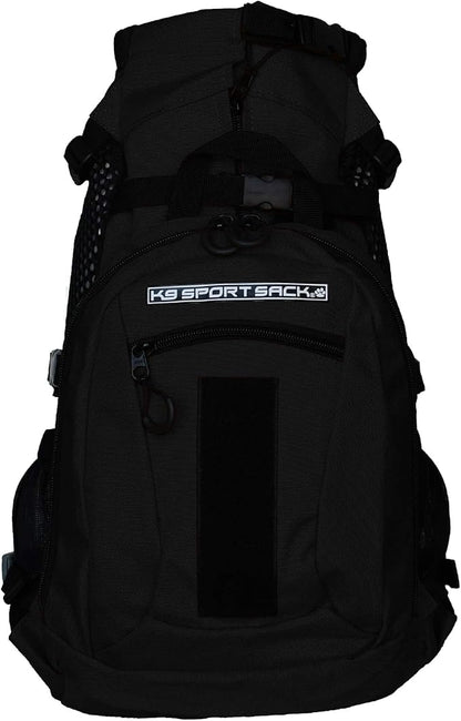 K9 Sport Sack | Dog Carrier Adjustable Backpack (Small, Plus 2 - Jet Black)