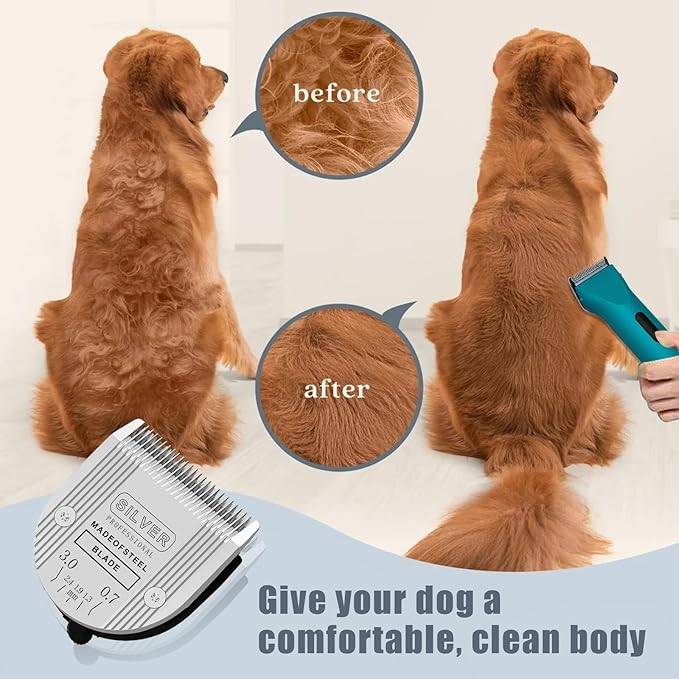5 in 1 Replacement Blades Compatible with Wahl Bravura Clipper Chromadoï¼_reativaï¼_igura Dog Clippers for Dogs Grooming (5in1/1Pack)