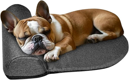 Dog Pillows for Large Dogs, Dog Neck Pillow for Head Support, Washable Dog Bolster Pillow Good for Cervical Vertebra Portable Dog Bed Pillows for Joint Relief Sleeping Improve