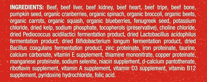 Stella & Chewy's Freeze Dried Raw Dinner Patties  Grain Free Dog Food, Protein Rich Stella_ Super Beef Recipe  5.5 oz Bag