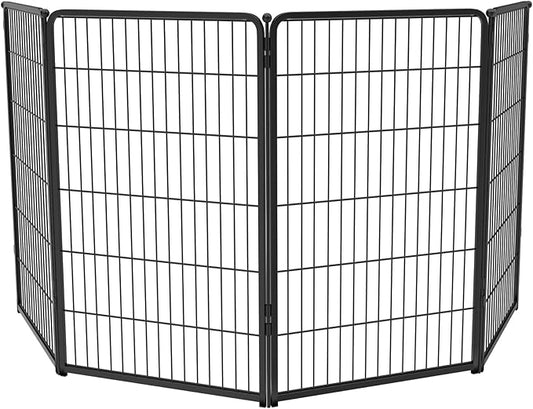 FXW Homeplus Dog Playpen for Indoor Use - Stress-Free and Safe Play, Heavy Duty 45 Inch 4 Panels Dog Pen for Large Dogs, Black_atented