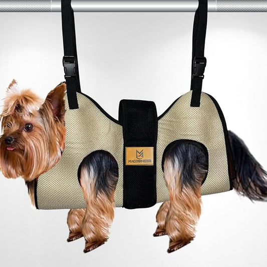 2025 2-in-1 - Dog Grooming Hammock - Dog Sling - Dog Grooming Harness - Dog Slings for Small Dogs - Dog Hammock for Nail Trim - Dog Carrier Sling - Cat Grooming Hammock - Dog Sling Carrier - Pet Sling