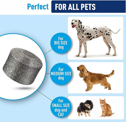 Dog Nail Grinder Replacement Head - Pet Nail Grinder Diamond Tip for Paws- 2 Pack Professional Dog Claw Grinder Bits Replaceable Diamond Nail Grinder Wheel (Short)