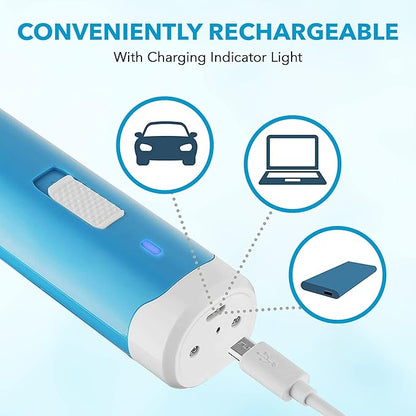 Boshel Pet Nail Grinder for Dogs, Dog Nail Grinder Quiet Noise, Dog Nail Trimmers for Large Dogs to Small Puppy & Cats, Nail Clippers for Dogs, Dog Nail File, Dog Nail Trimmer, Dog Toenail Grinder