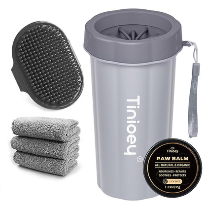 Dog Paw Cleaner for Large Dogs, Dog Paw Washer, Muddy Paw Cleaner, Pet Foot Cleaner, Dog Paw Protector Kit