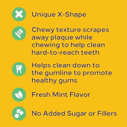 PEDIGREE DENTASTIX Dental Dog Treats for Large Dogs Fresh Flavor Dental Bones, 1.87 lb. Value Pack (36 Treats)