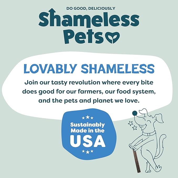 Shameless Pets Dental Treats for Dogs, Variety (3-Pack) - Healthy Teeth Cleaning Sticks for Fresh Breath - Dog Bones Dental Chews Free from Grain, Corn & Soy