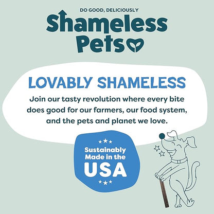 Shameless Pets Dental Treats for Dogs, Variety (3-Pack) - Healthy Teeth Cleaning Sticks for Fresh Breath - Dog Bones Dental Chews Free from Grain, Corn & Soy