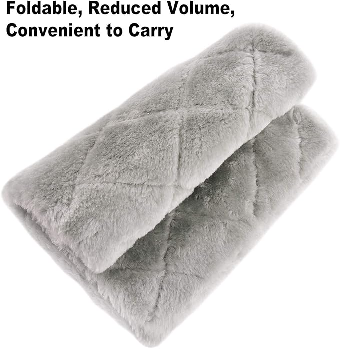 Winter Warm Bird Nest House Shed Hut Hanging Hammock Finch Cage Plush Fluffy Birds Hut Hideaway for Hamster Parrot Macaw Budgies Eclectus Parakeet Cockatiels Cockatoo Lovebird (S, Grey)