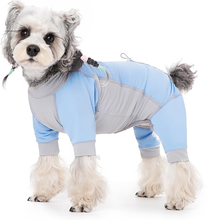 Dog Sun Protection Shirt, UV Shirt for Dogs, Lightweight Breathable Cooling Vest, Quick Dry Dog Summer Clothes for Small Dogs