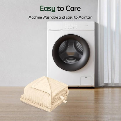 Waterproof Blanket Winter White Dog Blanket for Small Dogs, Washable Double Sided Pet Blanket with Milk Plush and Super Soft Velvet, Pee Proof Calming Dog Blanket for Couch Protection