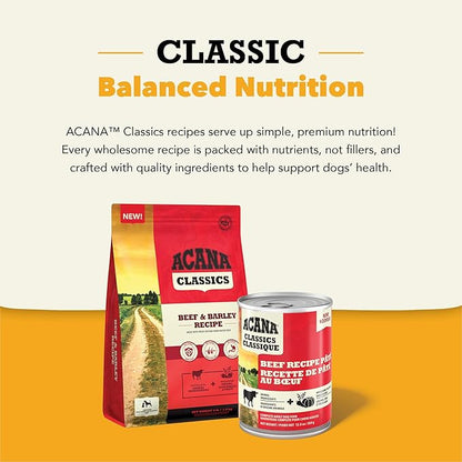 ACANA Classics Beef Recipe Pâté Wet Dog Food (Case of 12)