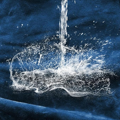 Waterproof Blanket for Bed Couch Sofa, Soft Liquid Pee Proof Pet Blanket for Dog Puppy Cat, Reversible Sherpa Fleece Blanket for Furniture Protector (Navy Blue, 30x40 inches)