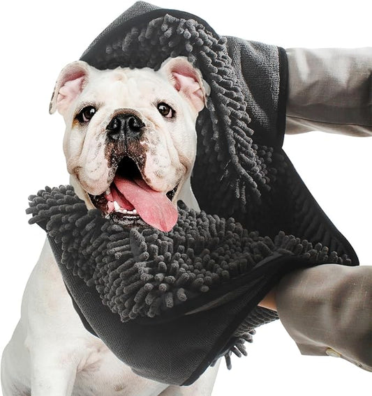Dog Towels for Drying Dogs,Super Absorbent, Soft and Quick Pet Grooming Towel,Heavy Duty Microfiber Bath Towel, Pets' Bathing Supplies Cat,Machine Washable,31Inch X 12Inch