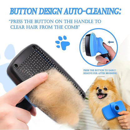 4 in 1 Pet Grooming Kit Dematting tool Stainless Steel Comb Deshedding Brush for Dog and Cat With Long Hair