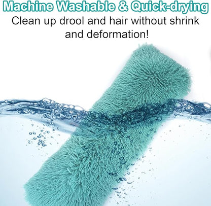 Mity rain Dog Pillow, Dog Calming Pillow for Anxiety Relive, Double Side Long Pillow for Large and Medium Dogs Joint Relief Sleeping Improve, Pet Calming Toy Blue