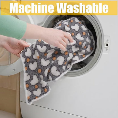 3 Pack Cat and Dog Blanket Soft & Warm Fleece Flanne Pet Blanket, Great Pet Throw Sleep Mat for Puppy Cats Small Medium & Large Dogs Cute Star/Love/Bone(Large 40" x 30")