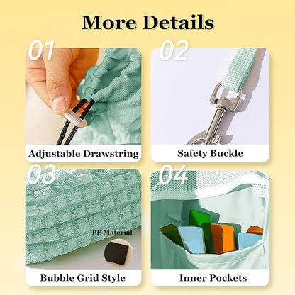 Dog Carrier Sling Cat Purse Carrier Bag Puppy Carrying Bag Pet Body Holder for Small Breeds Daily Use Walking Travel Outdoor, Green