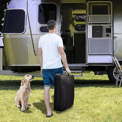 36" Dog Playpen Storage Bag, Suitable for Foldable Exercise Pet Playpens, Dog Fence Travel Bag with Handles for Camping and RV Trip, Waterproof Oxford Fabric