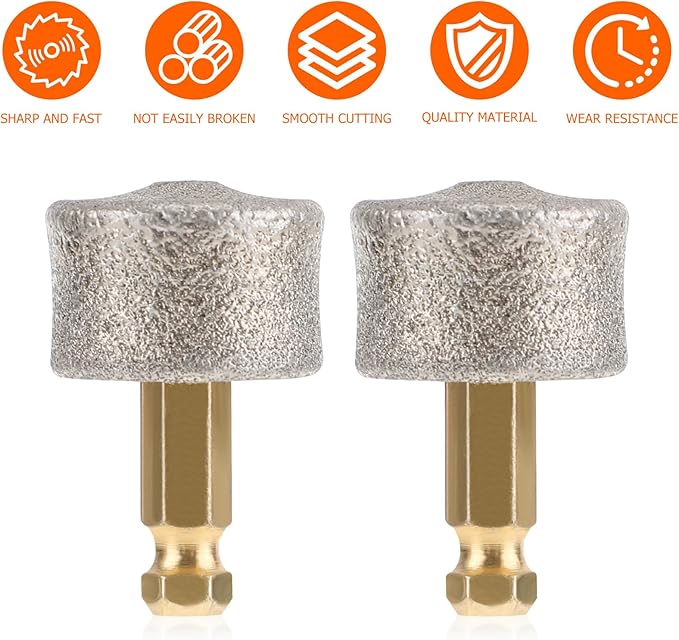 Dog Nail Grinder Replacement Heads: 10Pcs Pet Nail Grinder Diamond Tip Replacement for Most Brands - Spare Grinding Head for Electric Pet Paw Trimmer