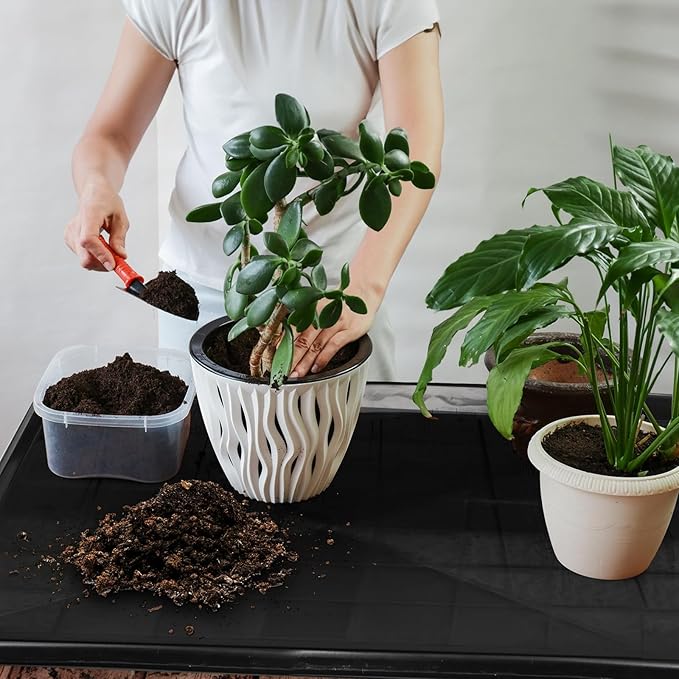 2 Pack Dog Crate Tray, 36" L x 24" W ChewProof Replacement Pan for Dog Crate, Large Plastic Bottom Pan Liner Drip Trays Pan for Pet Crates Kennels
