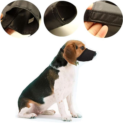 Dog Muzzles Suit - 7PCS Dog Muzzles Adjustable Quick Fit pet Muzzle Prevent from Biting Barking and Chewing for Small Medium Large Dogs,Pink