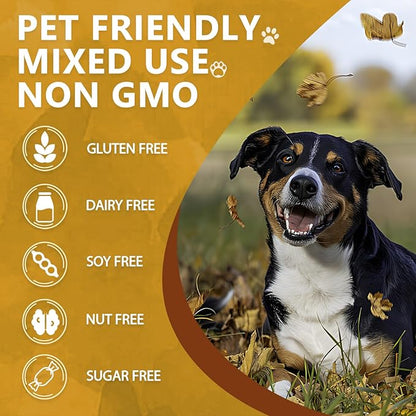 Zammex Bone Broth for Dogs, Grass Fed Beef Bone Broth Protein Powder - Supports Joints and Bone, Enhances Fur, Dogs & Cats Food Toppers for Dry & Wet 10.58oz