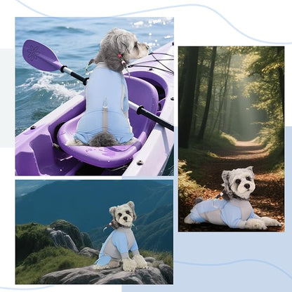 Dog Sun Protection Shirt, UV Shirt for Dogs, Lightweight Breathable Cooling Vest, Quick Dry Dog Summer Clothes for Small Dogs