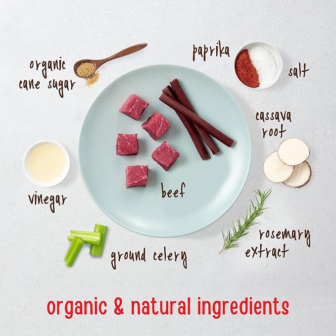 Full Moon All Natural Human Grade Dog Treats, Essential Beef Savory Sticks, 22 Ounce, 1.375 Pound (Pack of 2)