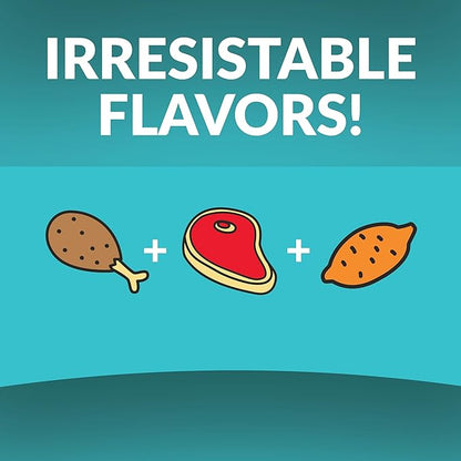 Pup Corn Plus - Puffed Dog Treats with Prebiotics and Probiotics - Holiday Cheer Flavored (24oz) - Made in USA