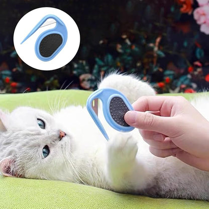 2 PCS Pet Grooming Tool Professional Dematting Comb Dog Detangler Brush Hair Grooming Tool Dog Undercoat Rake Grooming Rake for Grooming - Cuts Through Matts & Tangles with Ease(Blue_reen