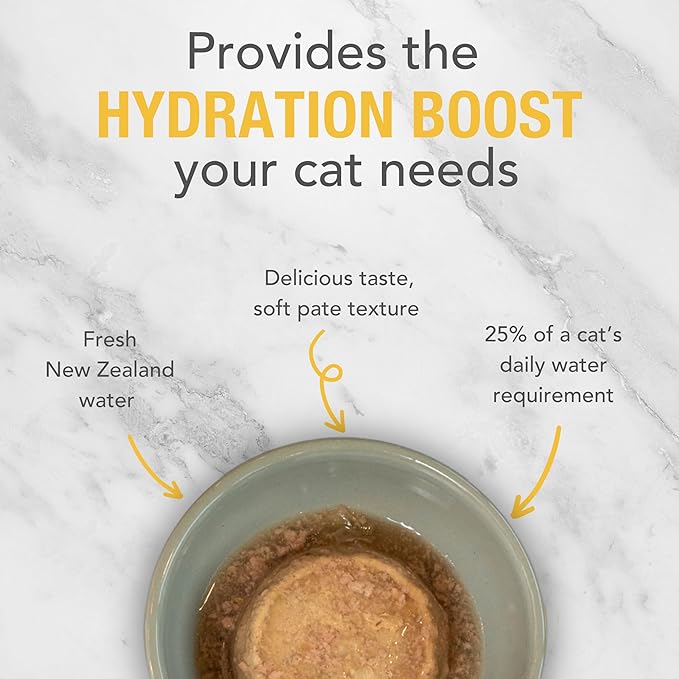 Feline Natural Wet Cat Food Pate, Chicken Feast, 6 Oz Cans (Pack of 12), Grain Free, Made in New Zealand with Cage-Free Chicken, Single Source, Limited Ingredient