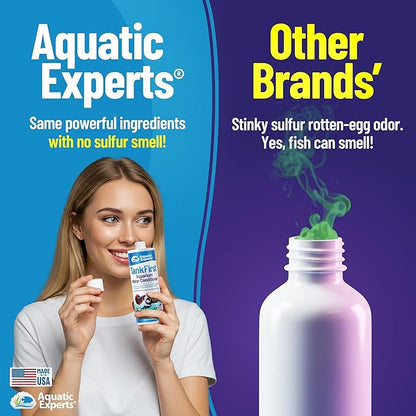 TankFirst Complete Aquarium Water Conditioner - Fish Water Conditioner, Instantly Removes Chlorine, Chloramines, and detoxifies Ammonia from Fish Tank (Value Pack, KloudAway)