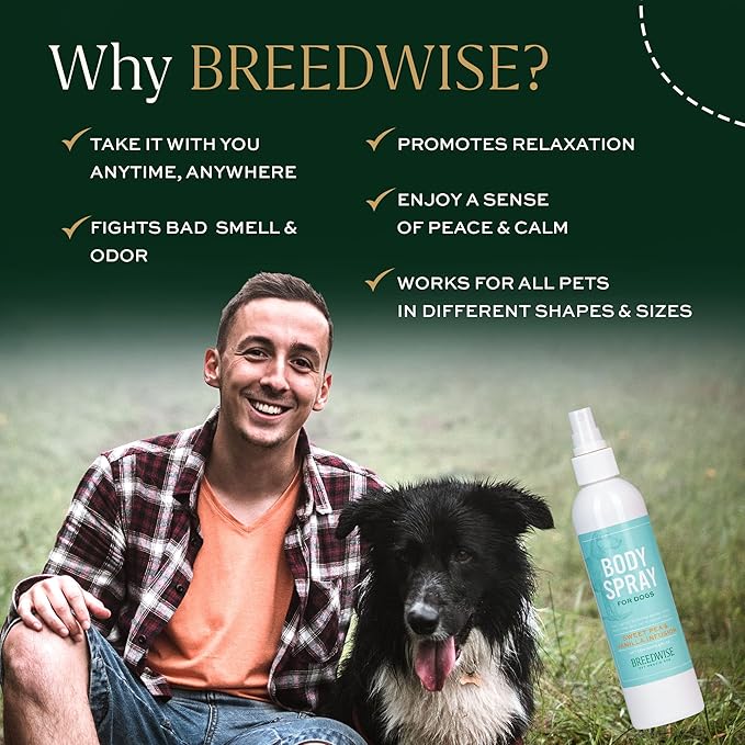 Dog Perfume Spray, Long-Lasting Dog Body Spray with Sweet Pea and Vanilla Infusion, Refreshing Mist, 8 fl oz