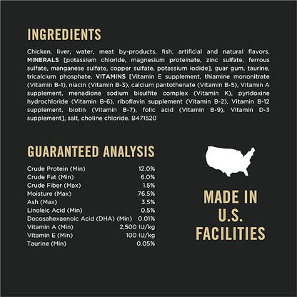 Purina Pro Plan Grain Free Pate Wet Kitten Food, Chicken Entree - (Pack of 24) 3 oz. Pull-Top Cans