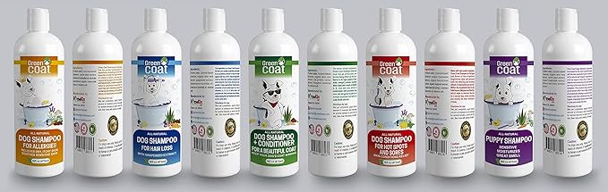 All-Natural Dog Shampoo for Sensitive Skin | Natural and Organic Ingredients | Skin Cleansing Properties, Relieves Dry Itchy Skin | for Dogs with Sensitive and Skin | 16fl oz 473 ml.