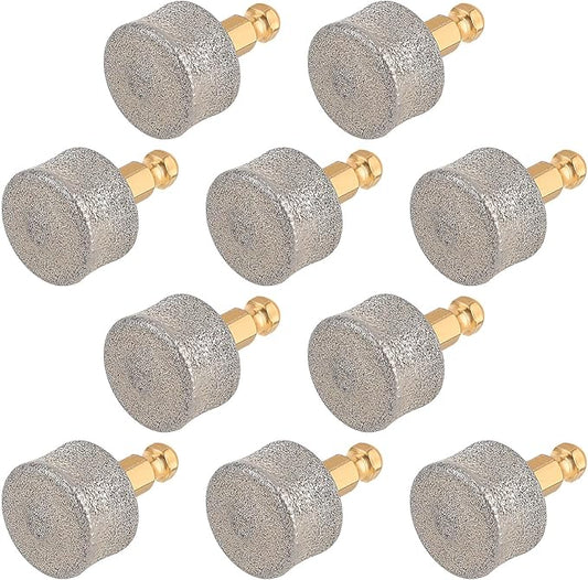 Dog Nail Grinder Replacement Heads: 10Pcs Pet Nail Grinder Diamond Tip Replacement for Most Brands - Spare Grinding Head for Electric Pet Paw Trimmer