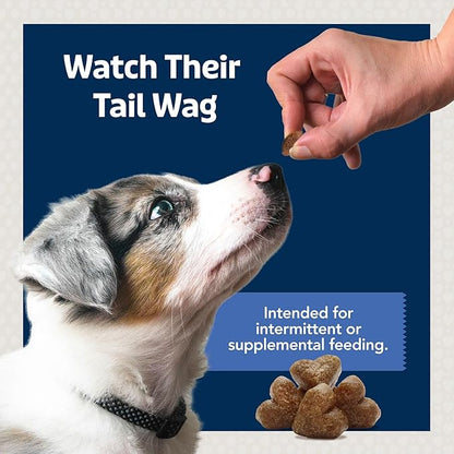 Blue Buffalo BLUE Bits Natural Soft Moist Training Dog Treats TOGO Chicken Recipe Bags, contains Twelve (12) oz bags
