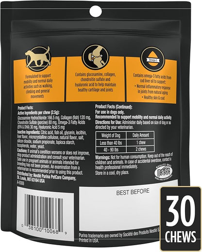 Purina Pro Plan Veterinary Joint Care Joint Supplement for Small Breed Dogs Hip and Joint Supplement - 2.65 oz. Pouch